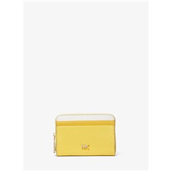 MICHAEL MICHAEL KORS Small Color-Block Pebbled Leather Wallet