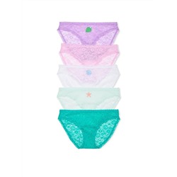VICTORIA'S SECRET 5-Pack Lace Bikini Panties