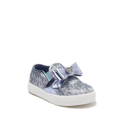 MICHAEL Michael Kors Cali Vanish Metallic Bow Slip-On Sneaker (Toddler)