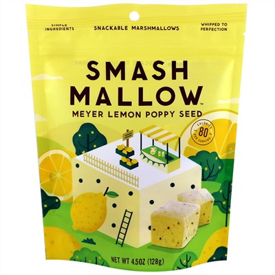 SmashMallow, Лимон и мак Meyer, 4,5 унц. (128 г)