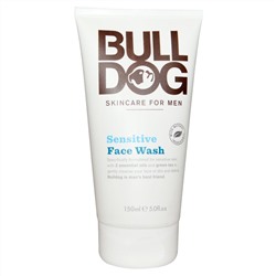 Bulldog Skincare For Men, Средство для умывания, для чувствительной кожи лица, 5. жидких унций (150 мл)
