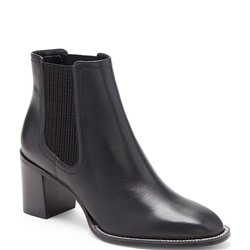 Vince Camuto Jentilly Leather Block Heel Chelsea Booties
