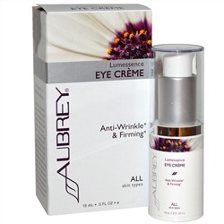 Aubrey Organics, Укрепляющий крем против морщин для кожи вокруг глаз, 0,5 жидких унций (15 мл )