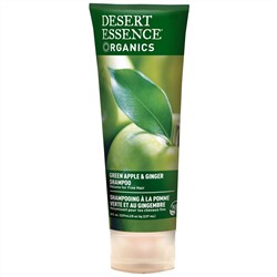 Desert Essence, Органическая продукция, Шампунь с зеленым яблоком и имбирем, 8 жидких унций (237 мл)