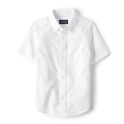 The Children’s Place  Boys Uniform Oxford Button Down Shirt - White