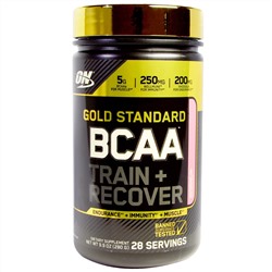 Optimum Nutrition, Золотой стандарт BCAA (аминокислоты с разветвленной цепью) Тренировка + Восстановление, Арбуз, 9.9 унции (280 г)