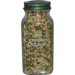 Simply Organic, Чеснок и травы, 3,10 унции (88 г)