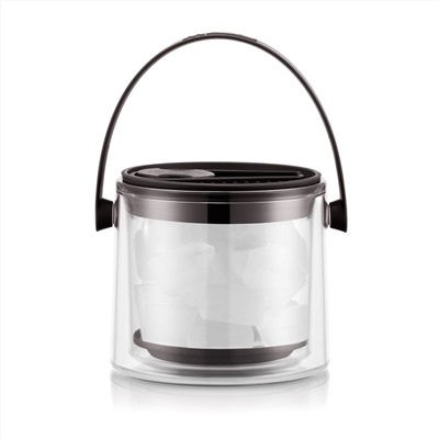 Ice bucket with tongs, 1.5 l