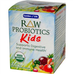 Garden of Life, Сырые пробиотики, для детей, 3,4 унции (96 г) (Ice)