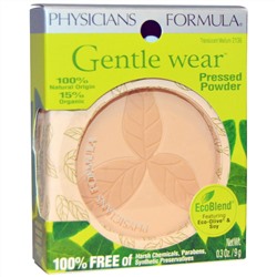 Physician's Formula, Inc., Organic Wear, Компактная пудра, прозрачный средний, 0,3 унции (9 г)