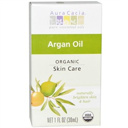 Aura Cacia, Органическое аргановое масло, 1 жидкая унция (30 мл)