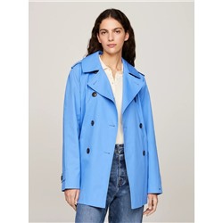 Tommy Hilfiger Short Cotton Trench Coat