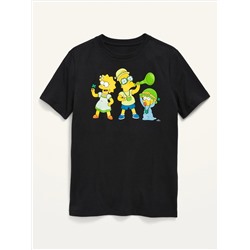 The Simpsons™ Matching Gender-Neutral St. Patrick's Day Graphic T-Shirt for Kids