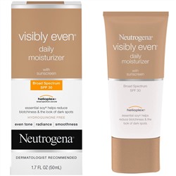 Neutrogena, Visibly Even, Daily Moisturizer with Sunscreen, SPF 30, 1.7 fl oz (50 ml)