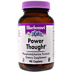 Bluebonnet Nutrition, Power Thought, 90 капсуловидных таблеток