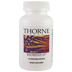 Thorne Research, Biomins II, 120 растительных капсул