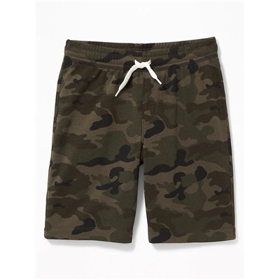 French-Terry Drawstring Shorts for Boys