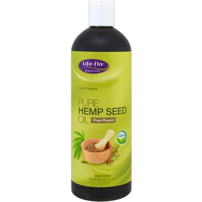 Life Flo Health, Pure Hemp Seed Oil, 16 fl oz (473 ml)