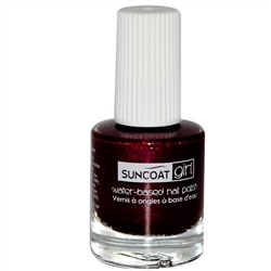 Suncoat Girl, Лак для ногтей на водной основе, Majestic Фиолетовый, 0,27 унции (8 мл)
