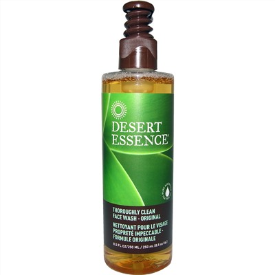 Desert Essence, Средство для умывания глубокой очистки - оригинальное, 8.5 жидких унций (250 мл)