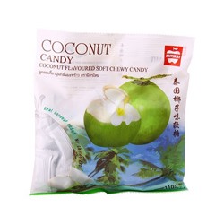 Жевательные тайские конфеты соком кокоса 110 гр /MitMai Coconut soft chewy candy 110 gr