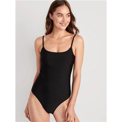Tie-Back One-Piece Cami Swimsuit for Women