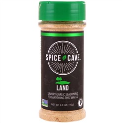 Spice Cave, Land, острая чесночная приправа, 4.0 унции (113 г)