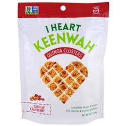 I Heart Keenwah, Кластеры киноа, кешью и клюква, 113,4 г (4 унции)