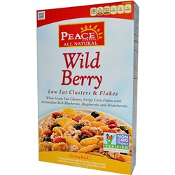Peace Cereal, Обезжиренные кластеры и хлопья, лесные ягоды 10 унции (284 г)