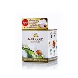 Крем для лица со слизью улитки Snail Gold 15 гр/Snail Gold Volume Filler Anti-Aging & Skin Tightening 15 gr