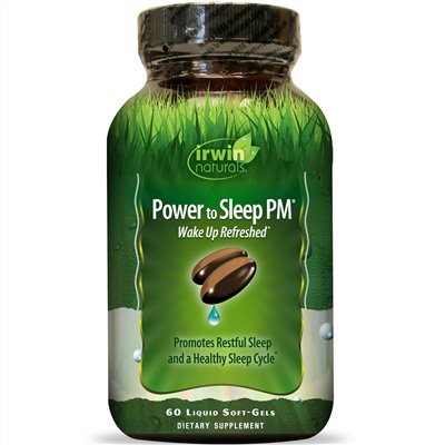 Irwin Naturals, Сила сна PM, 60 мягких капсул с жидкостью