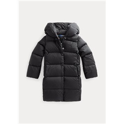 Girls 2-6x Quilted Hooded Down Coat