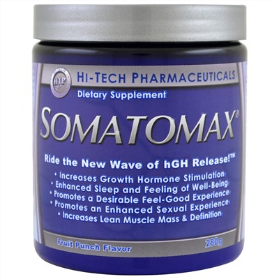 Hi Tech Pharmaceuticals, Somatomax, hGH Release, Fruit Punch Flavor, 280 g