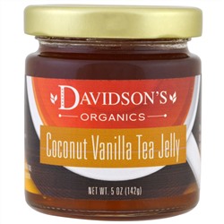 Davidson's Tea, Органический джем из чая с кокосом и ванилью, 142 г (5 унций)
