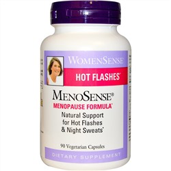 Natural Factors, WomenSense, MenoSense, формула для приема в период менопаузы, 90 растительных капсул