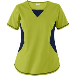 Butter-Soft Scrubs by UA™ New & Improved V-Neck Top with Stretch Panels