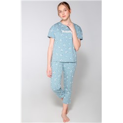 Трикотажная пижама для девочки из натурального хлопка Cubby