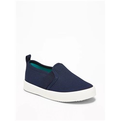 Canvas Slip-Ons for Toddler Boys