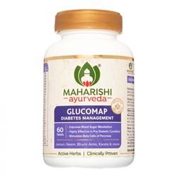 MAHARISHI AYURVEDA Glucomap Глюкомап при сахарном диабете II типа 60таб