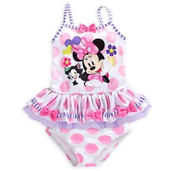 Minnie Mouse Deluxe Swimsuit for Girls - 2-Piece