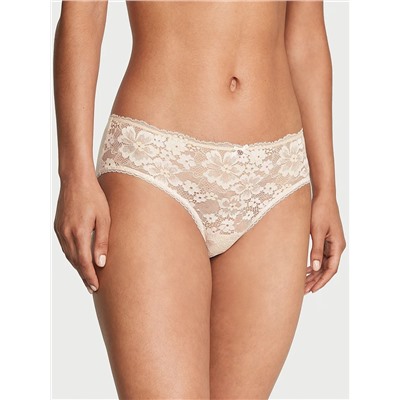 BODY BY VICTORIA Lace-Front Hiphugger Panty