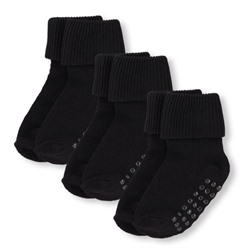 Unisex Baby And Toddler Basic Triple Roll Socks 3-Pack