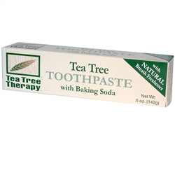 Tea Tree Therapy, Зубная паста с экстрактом чайного дерева и содой, 5 унций (142 г)