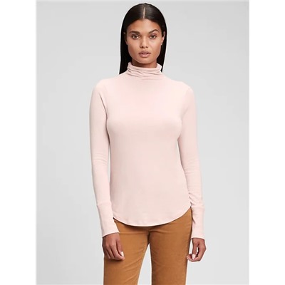 Featherweight Funnel-Neck T-Shirt