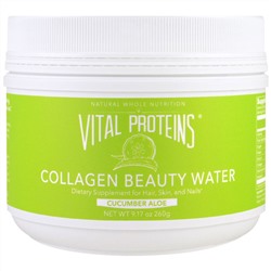 Vital Proteins, Косметическая вода с коллагеном, Огурец с алоэ, 9,17 унции (260 г)