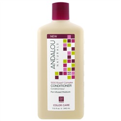 Andalou Naturals, Conditioner, Color Care, For Infused Moisture,1000 Roses Complex, 11.5 fl oz (340 ml)