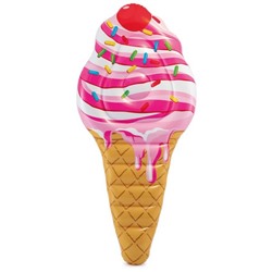 Пляжный матрас "Мороженое в рожке" Intex 58762 224x107