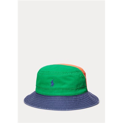 Boys 2-7/Girls 2-6x Color-Blocked Cotton Twill Bucket Hat