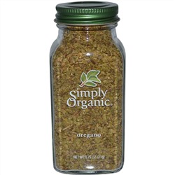 Simply Organic, Орегано, 0.75 унций (21 г)