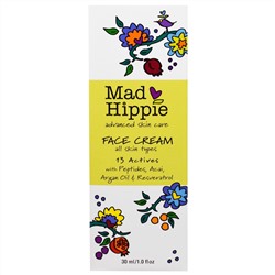 Mad Hippie Skin Care Products, Крем для лица с 13 активными компонентами, 1,02 жидкой унции (30 мл)